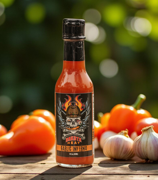 5 oz - Garlic Inferno Hot Sauce